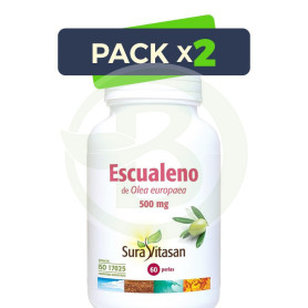 Pack 2x Escualeno 60 Perlas Sura Vitasan