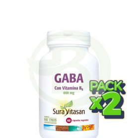 Pack 2x Gaba 60 Cápsulas Sura Vitasan