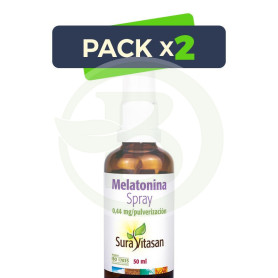 Pack 2x Melatonina Spray 50Ml. Sura Vitasan