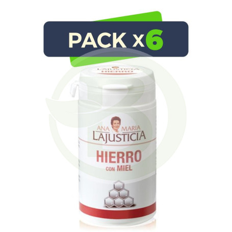 Pack 6x Hierro con Miel 135Gr. Ana Mª Lajusticia