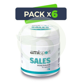Pack 6x Sales Minerales 25 Cápsulas Ana M. Lajusticia