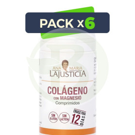 Pack 6x Colágeno con Magnesio 75 Comprimidos Ana María Lajusticia
