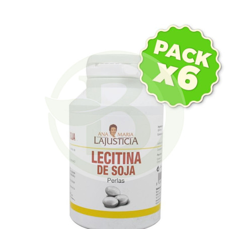 Pack 6x Lecitina de Soja 300 Perlas Ana Maria Lajusticia