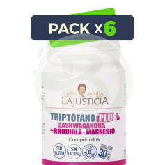 Pack 6x Triptófano Plus con Ashwagandha 60 Comp. Ana María Lajusticia