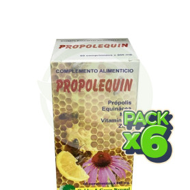 Pack 6x Propolequin 60 Comprimidos Golden Green