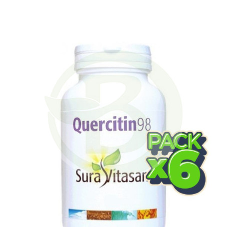 Pack 6x Quecitin 98 90 Cápsulas Sura Vitasan