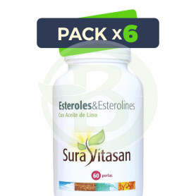 Pack 6x Esteroles y Esterolines Sura Vitasan