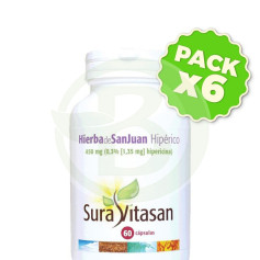 Pack 6x Hierba de San Juan Hipérico Sura Vitasan