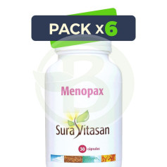 Pack 6x Menopax 30 Cápsulas Sura Vitasan