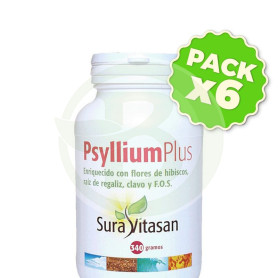 Pack 6x Psyllium Plus + F.O.S 340Gr. Sura Vitasan