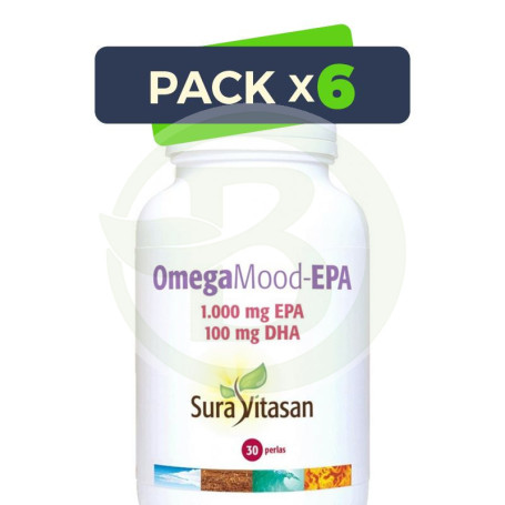 Pack 6x Omegamood-EPA 30 Perlas Sura Vitasan