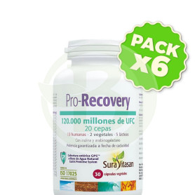 Pack 6x Pro-Recovery 30 Cápsulas Sura Vitasan