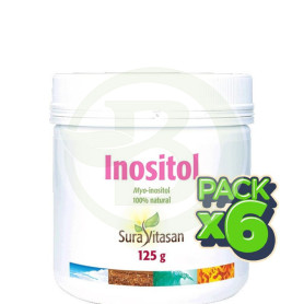 Pack 6x Inositol 125Gr. Sura Vitasan