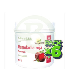 Pack 6x Remolacha Roja Fermentada 150Gr. Sura Vitasan