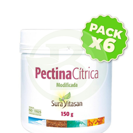 Pack 6x Pectina Citrica Modificada 150Gr. Sura Vitasan