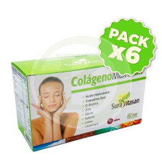 Pack 6x Colageno Max Skin 30 Sobres Sura Vitasan