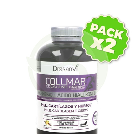 Pack 2x Collmar vainilla 180 Comprimidos Drasanvi