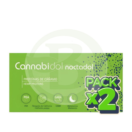 Pack 2x Cannabidol Noctadol 40 Cápsulas Tegor