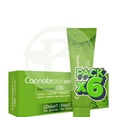 Pack 6x Cannabidol Crema 75Ml Tegor