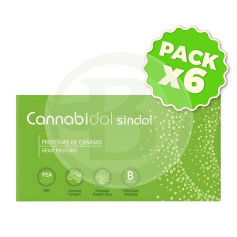 Pack 6x Cannabidol Sindol 20 Cápsulas Tegor