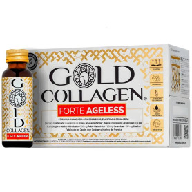 Forte Ageless 10 Ampollas Gold Collagen