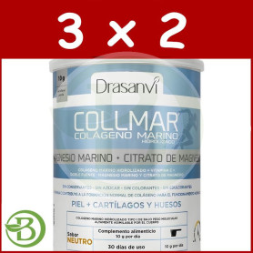Pack 3x2 Collmar con Magnesio sabor Neutro 300G Drasanvi
