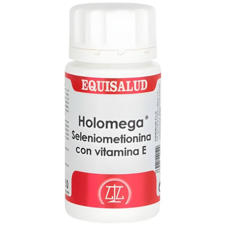 Holomega Seleniometionina con Vitamina e 50 Cápsulas Equisalud