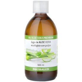 Jugo Premium De Aloe Vera Ecológico con Pulpa 500Ml Equisalud