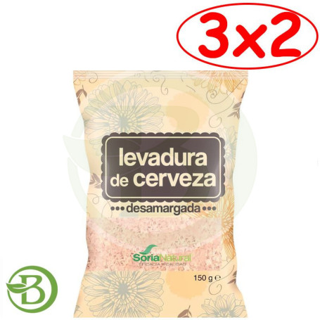 Pack 3x2 Levadura de Cerveza Bolsa 150Gr. Soria Natural
