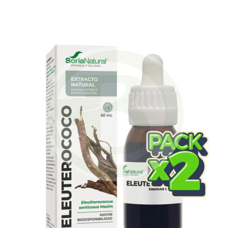 Pack 2x Extracto de Eleuterococo 50ml Soria Natural