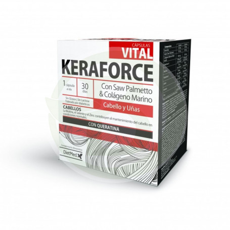 Keraforce Vital 30 Cápsulas Dietmed