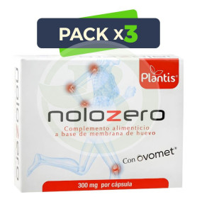 Pack 3x Nolozero con Membrana De Huevo Ovomet 30 Cápsulas Plantis