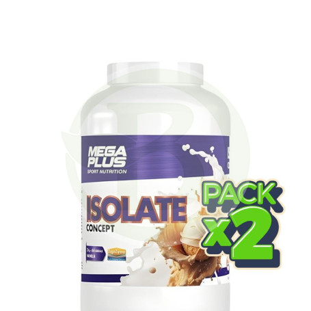 Pack 2x Isolate Concept Vainilla 1Kg Megaplus