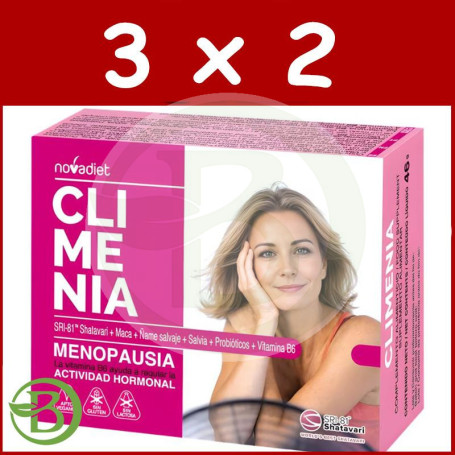 Pack 3x2 Climenia 60 Capsulas Novadiet