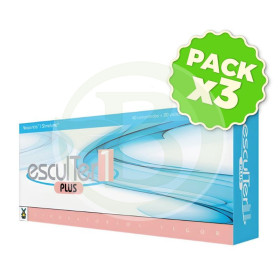 Pack 3x Esculter 1 Plus 40 Comprimidos + 20 Viales Tegor