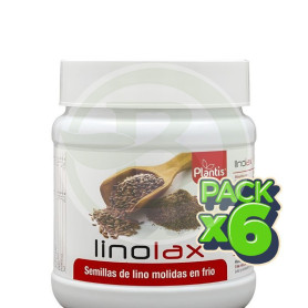 Pack 6x Linolax Semillas de Lino Molidas 500g Plantis