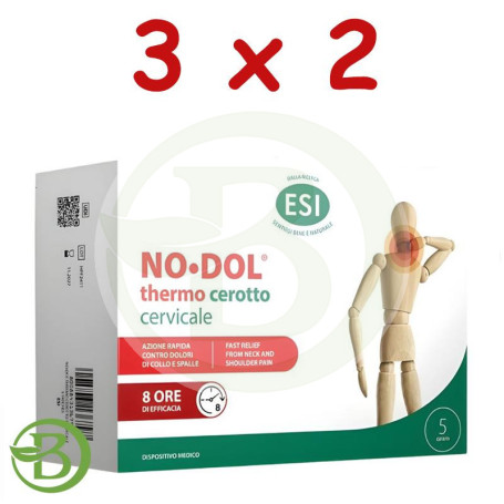 Pack 3x2 Nodol Thermo Parche Cervical 5 Unidades Esi