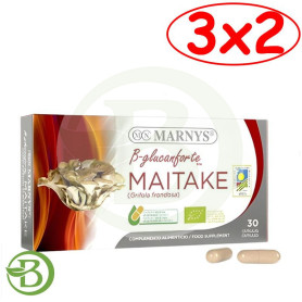 Pack 3x2 Maitake Bio 30 Cápsulas Vegetales Marnys