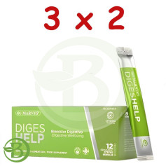 Pack 3x2 Digeshelp 12 Sticks Bebibles Marnys