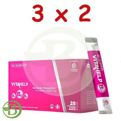 Pack 3x2 Vitahelp B12 28 Sticks Bebibles Marnys