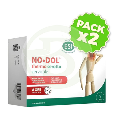 Pack 2x Nodol Thermo Parche Cervical 5 Unidades Esi