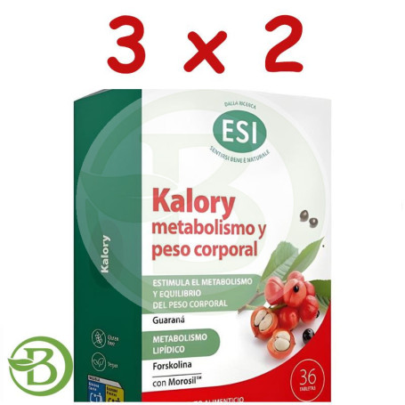 Pack 3x2 Kalory Metabolismo 36 Comprimidos Esi