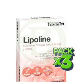 Pack 3x Lipoline 30 Cápsulas Ynsadiet
