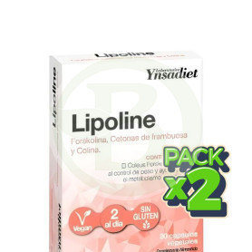 Pack 2x Lipoline 30 Cápsulas Ynsadiet