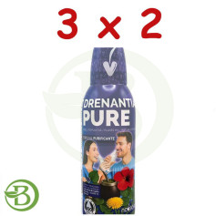 Pack 3x2 Drenantia Pure 600Ml Novadiet
