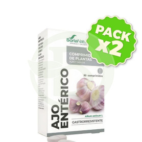 Pack 2x Ajo Entérico 30 Comprimidos Soria Natural