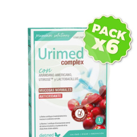 Pack 6x Urimed Complex 30 Cápsulas Dietmed