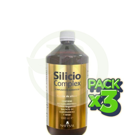 Pack 3x Silicio Complex 1Lt. Natysal