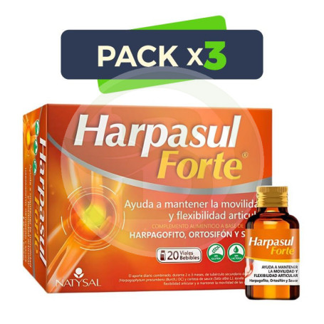 Pack 3x Harpasul Forte 20 Viales Natysal