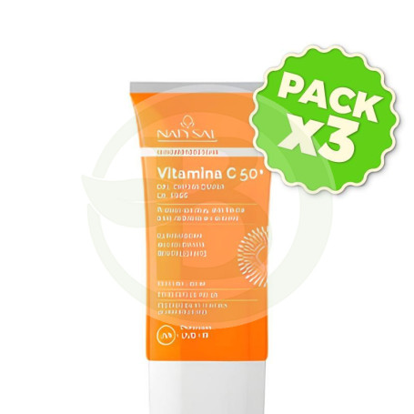 Pack 3x Crema Vitamina C Fps50+ 50Ml Natysal